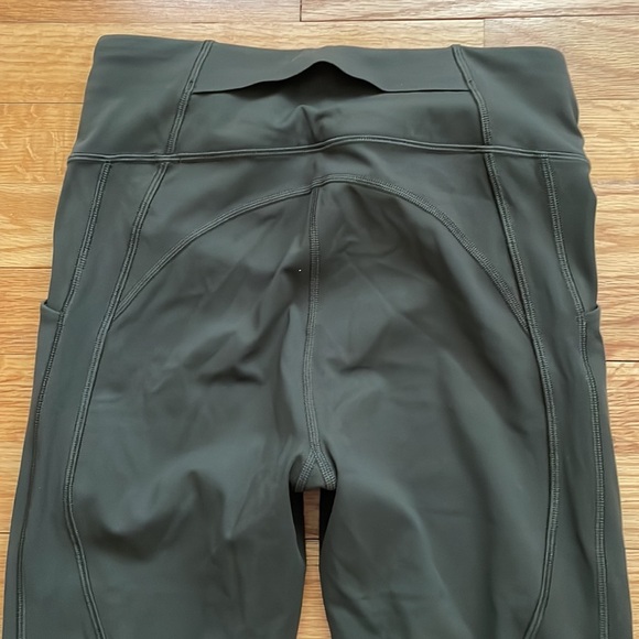 Lululemon Speed Up Tight *Full-On Luxtreme 28" Inseam Dark Olive Size 6 A5 - Picture 7 of 11